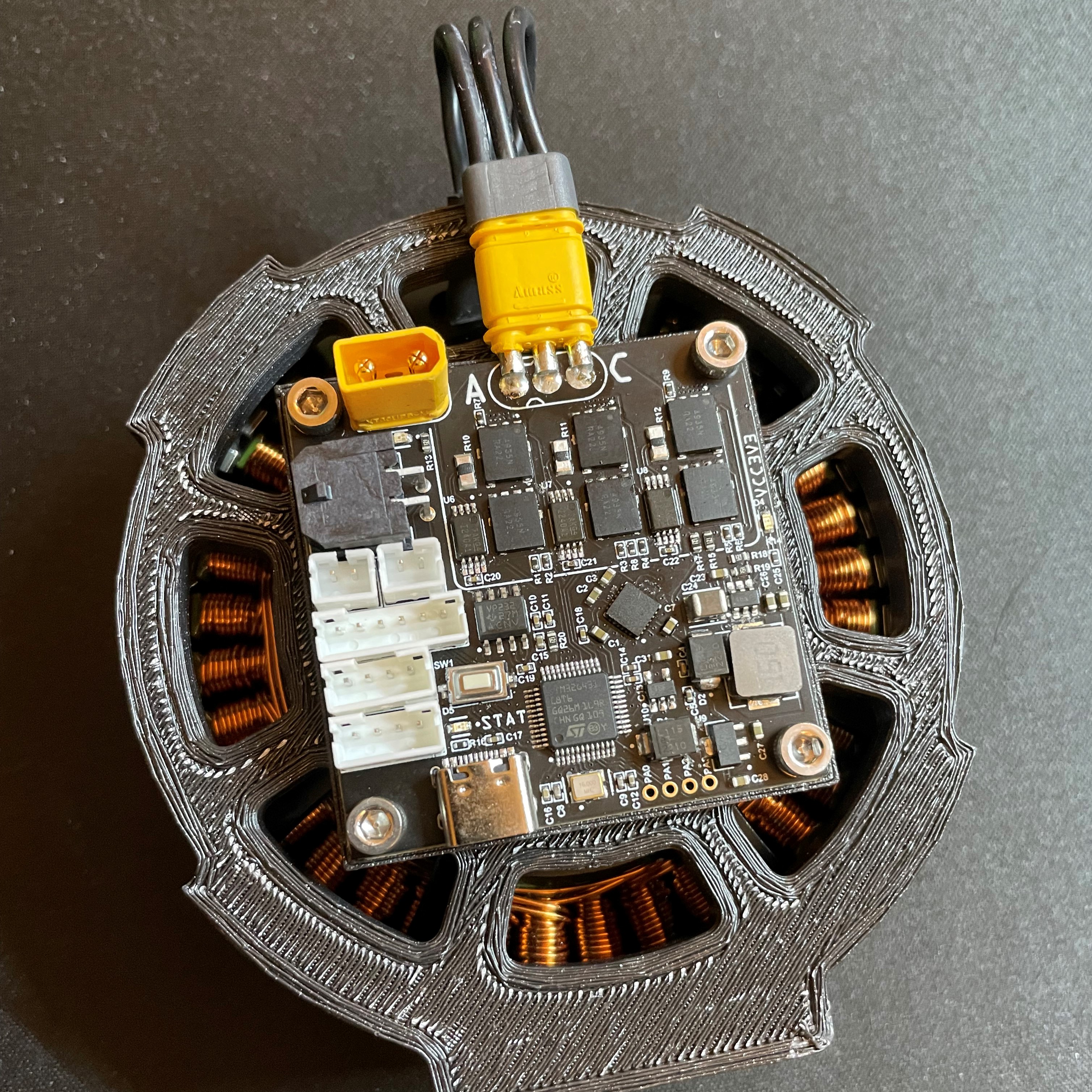 FOC controller board for single axis BLDC